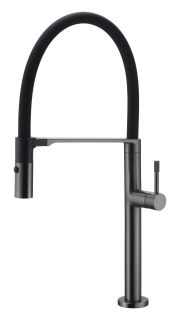 Смеситель для кухни Boheme Uno 114-GM антрацит